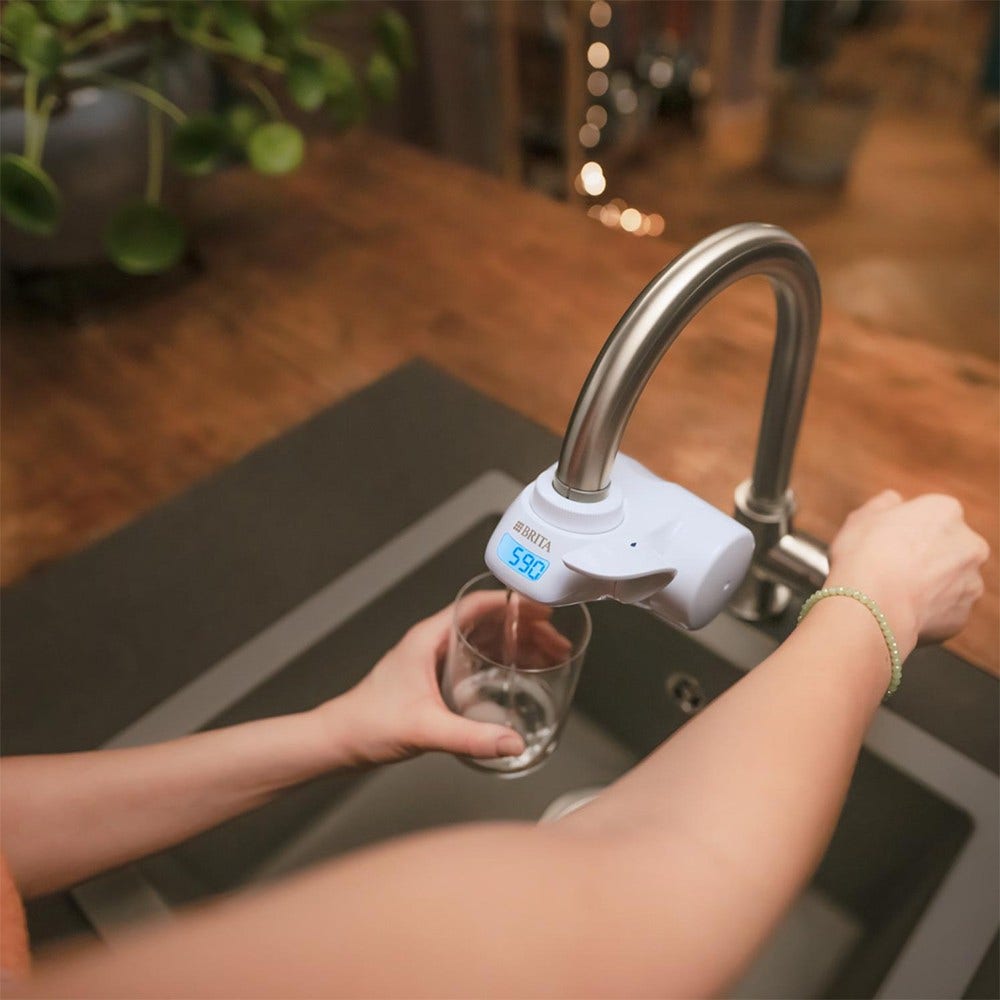BRITA Sistema di filtraggio dell’acqua ON TAP Pro V-MF >0,5 micron (filtra PFAS)