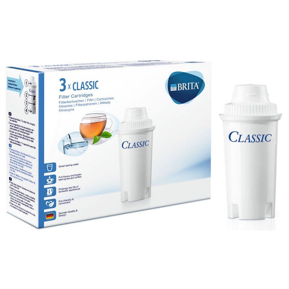BRITA CLASSIC Filtro per Acqua 3 Pezzi