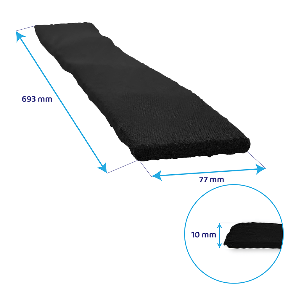 Faber Filtro a carboni attivi rigenerabile 693x77mm Nanosorb 1100T / Galileo Smart BK F830