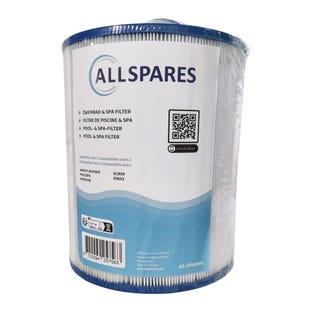 Filtro dell'acqua spa AllSpares compatibile con Wellis AKU1610 / PWL25P4 / SC809 / AM00243