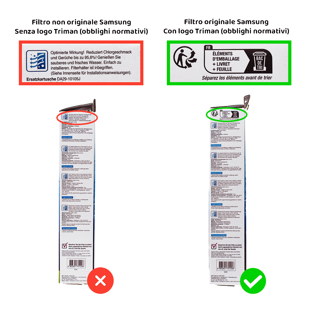 Samsung Filtro acqua frigorifero HAFEX/EXP / DA29-10105J