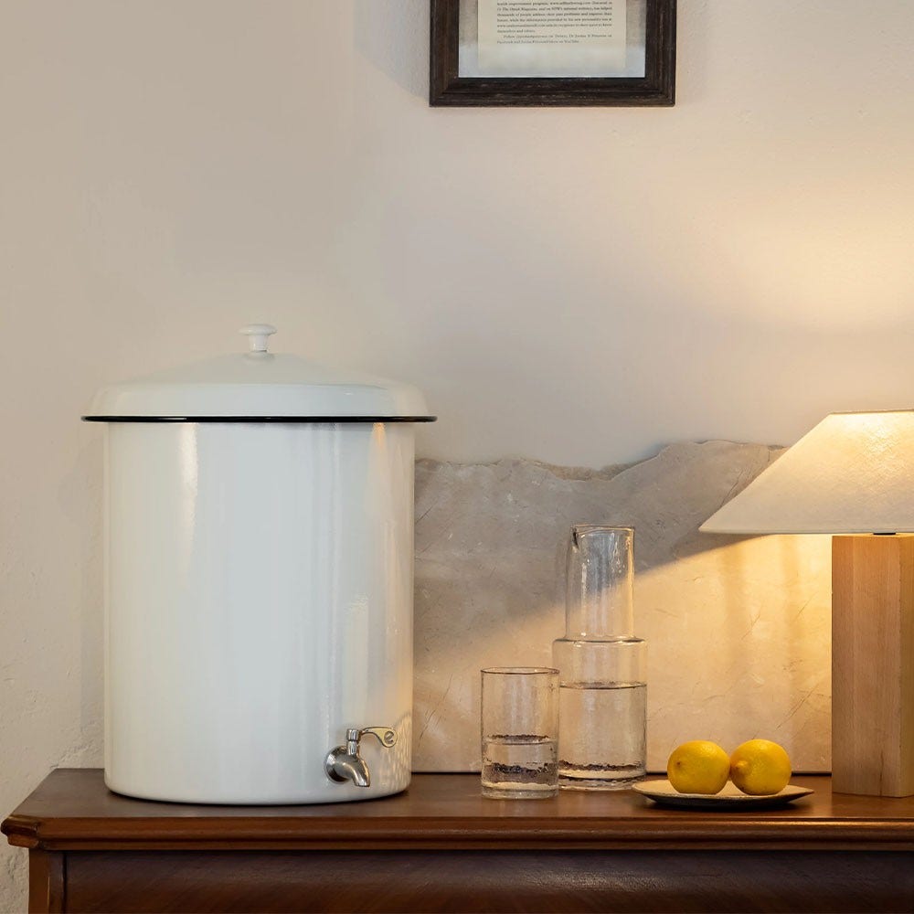 Ecofiltro Filtro acqua 20L Bianco (filtra PFAS)