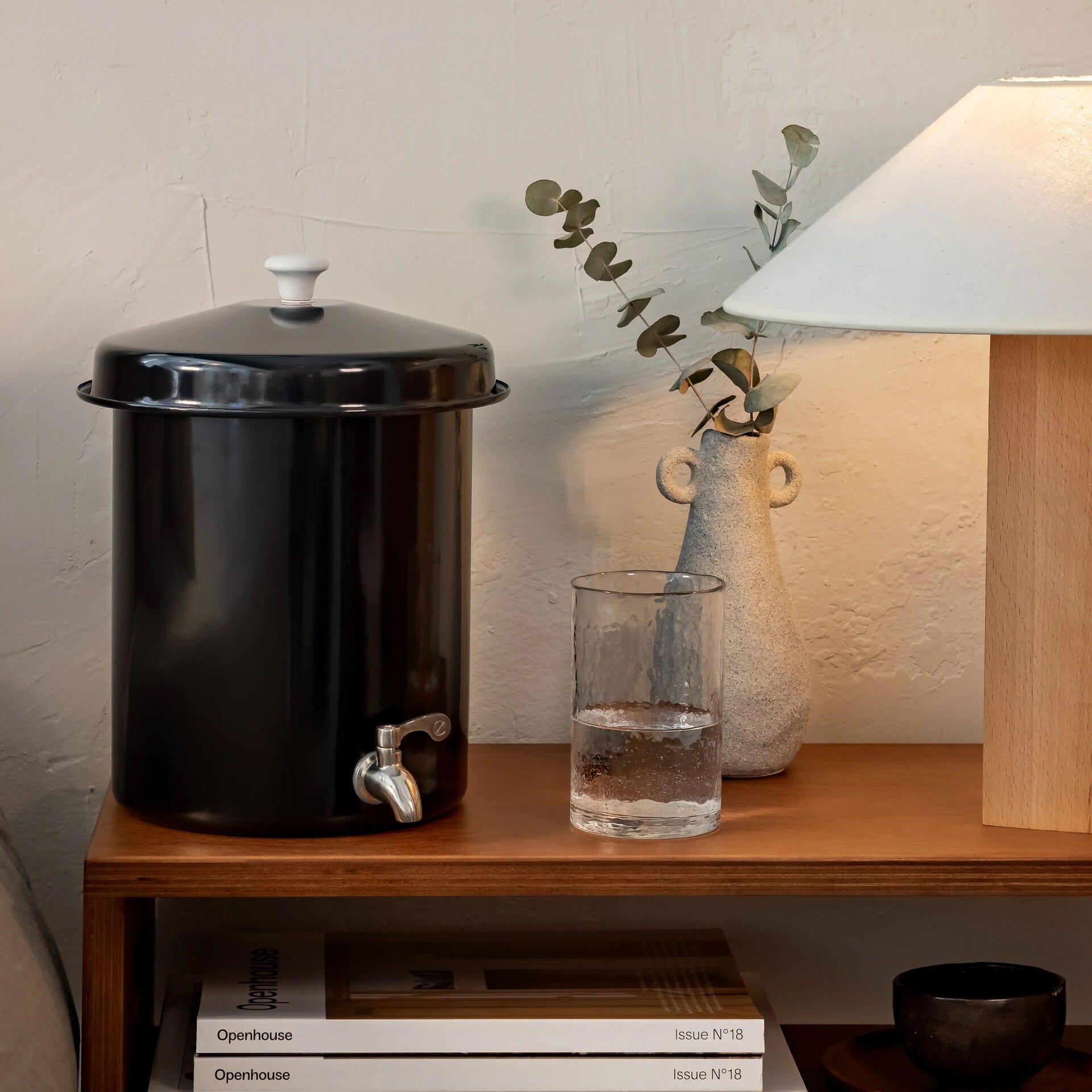 Ecofiltro Filtro acqua 5L Nero (filtra PFAS)