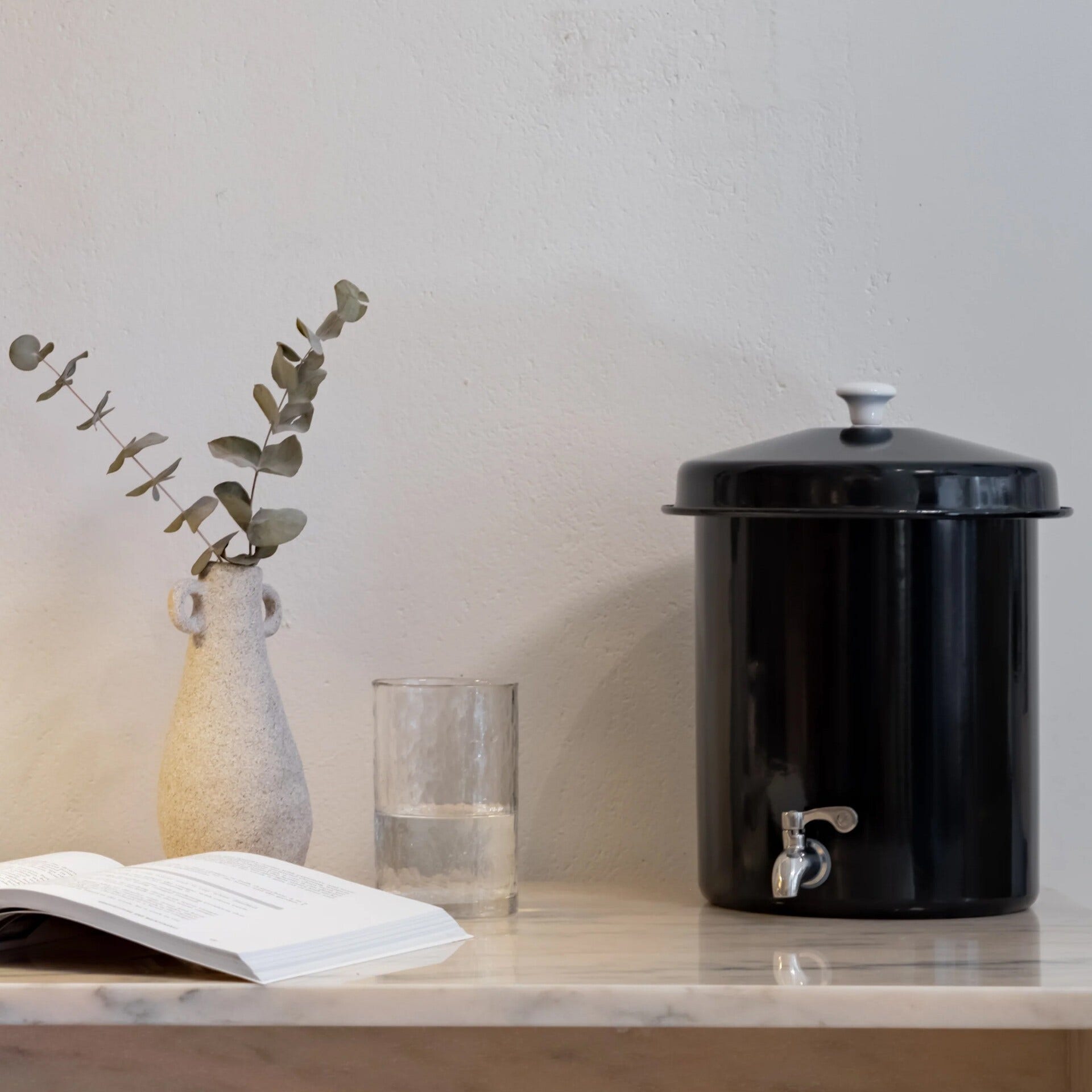 Ecofiltro Filtro acqua 5L Nero (filtra PFAS)