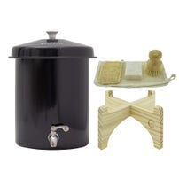 Ecofiltro Filtro per acqua 5L Kit iniziale Nero (filtra PFAS)