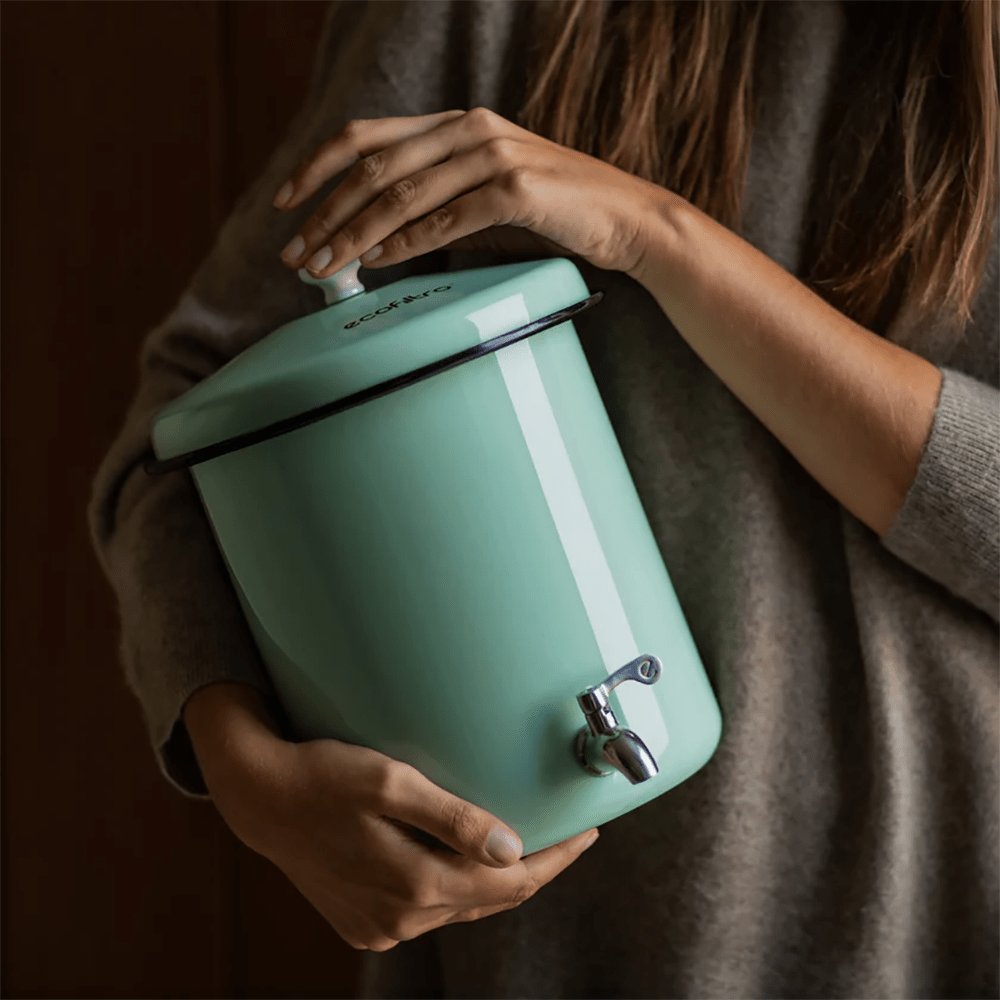 Kit iniziale Ecofiltro Filtro acqua 5L Verde menta (filtra PFAS)