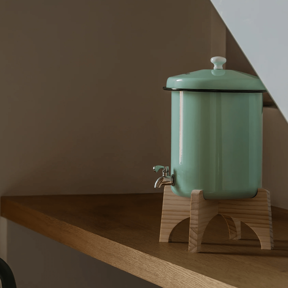 Kit iniziale Ecofiltro Filtro acqua 5L Verde menta (filtra PFAS)