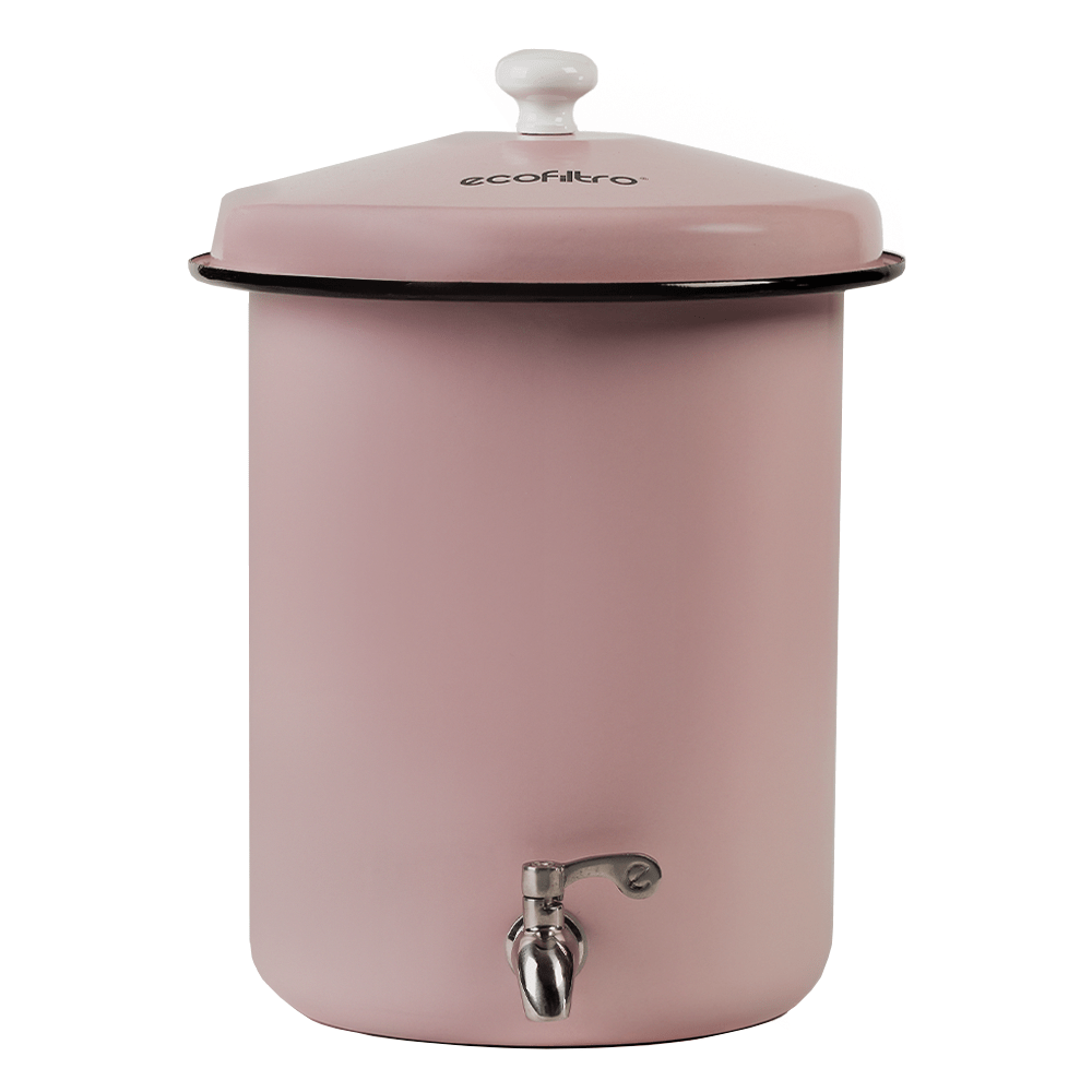 Ecofiltro Filtro per Acqua 5L Rosa bebé (filtra PFAS)