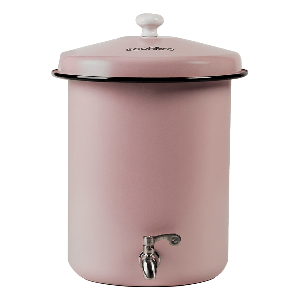 Ecofiltro Filtro per Acqua 5L Rosa bebé (filtra PFAS)