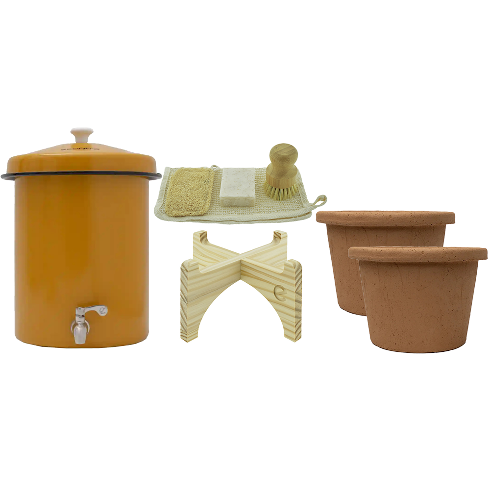 Ecofiltro filtro acqua 5L set iniziale giallo - 4 anni di utilizzo