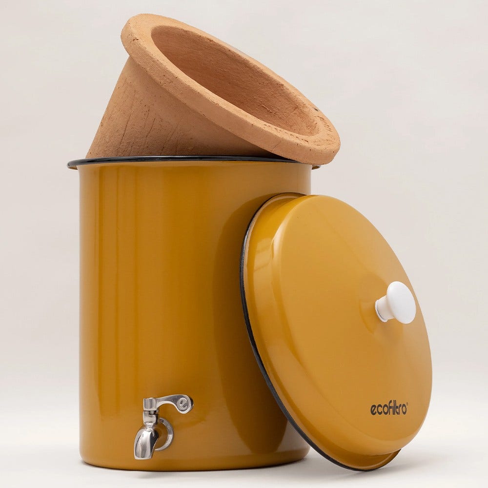Ecofiltro Filtro acqua 5L Kit iniziale giallo - 4 anni di utilizzo