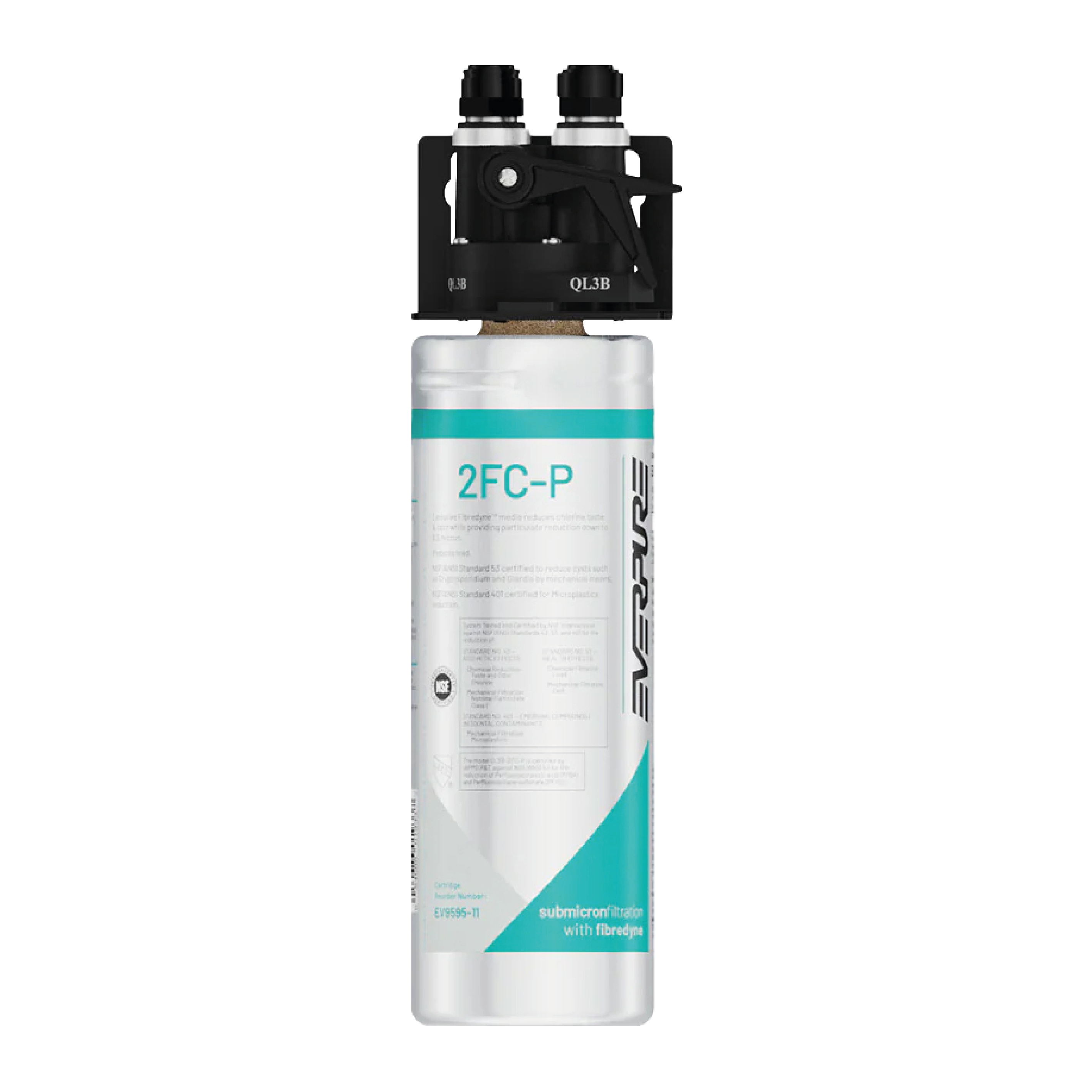 Everpure Sistema di filtrazione 2FC-P / EV9298-00 - riduce PFAS, microplastiche e cloro