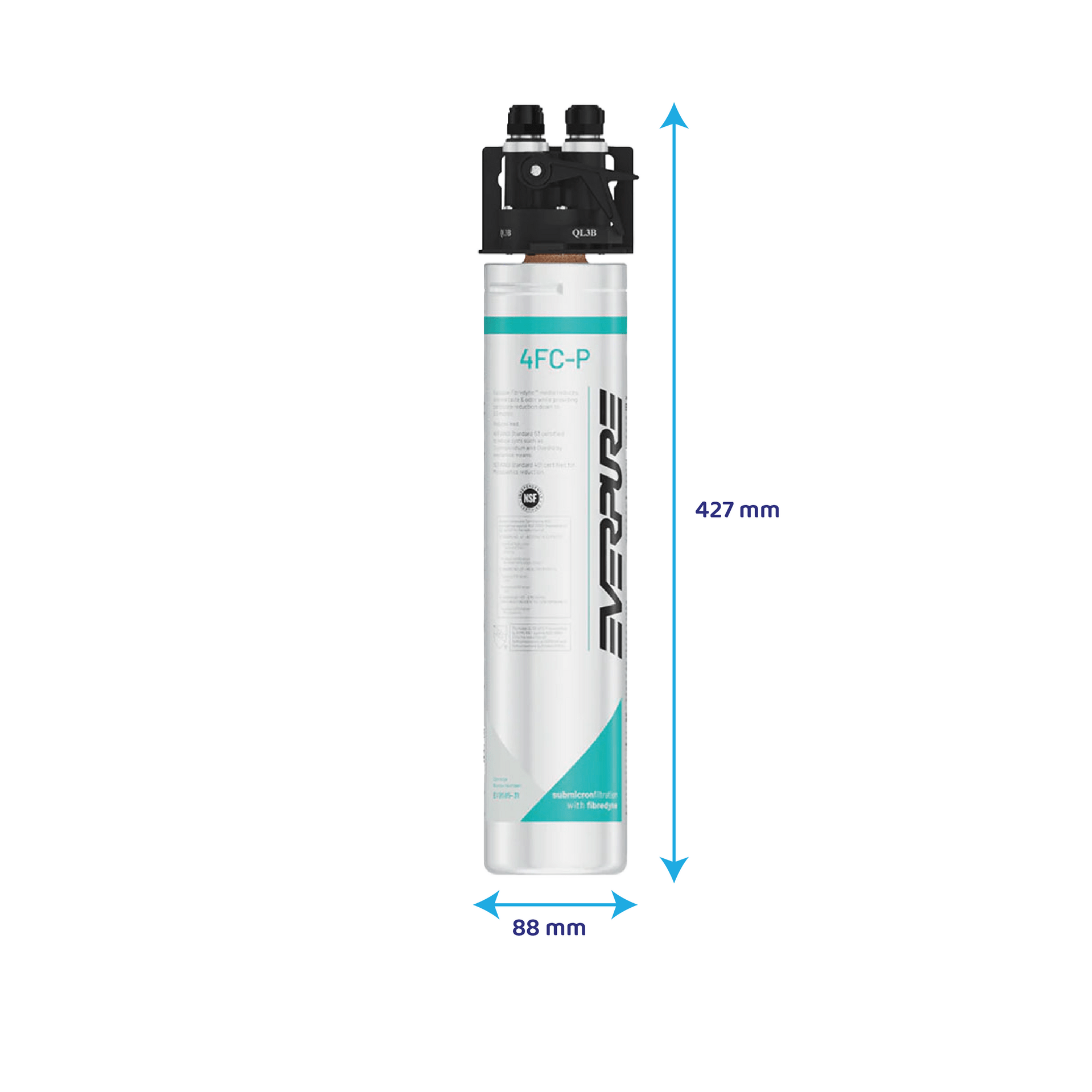 Everpure Sistema di filtrazione 4FC-P / EV9298-20 - riduce PFAS, microplastiche e cloro