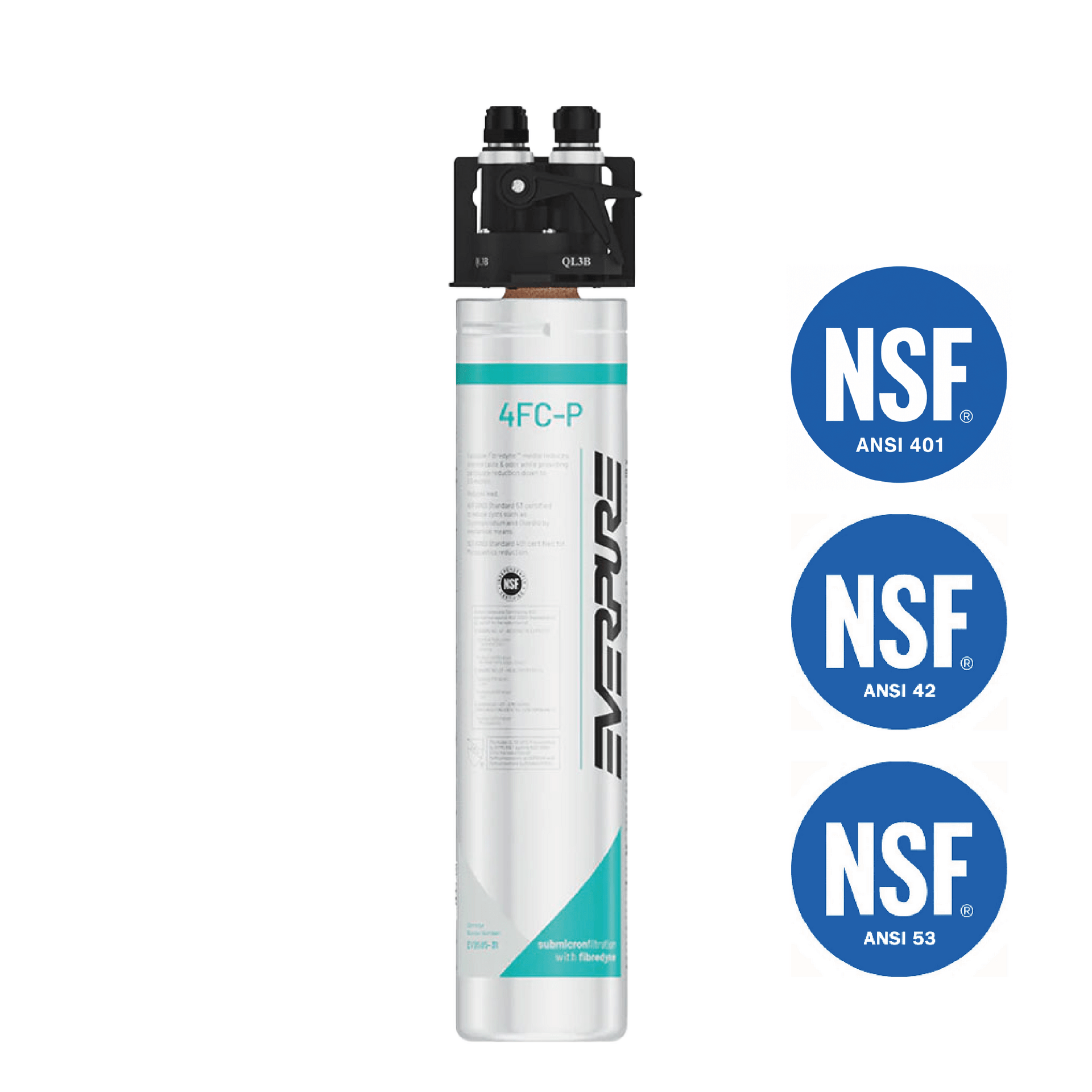Everpure Sistema di filtrazione 4FC-P / EV9298-20 - riduce PFAS, microplastiche e cloro