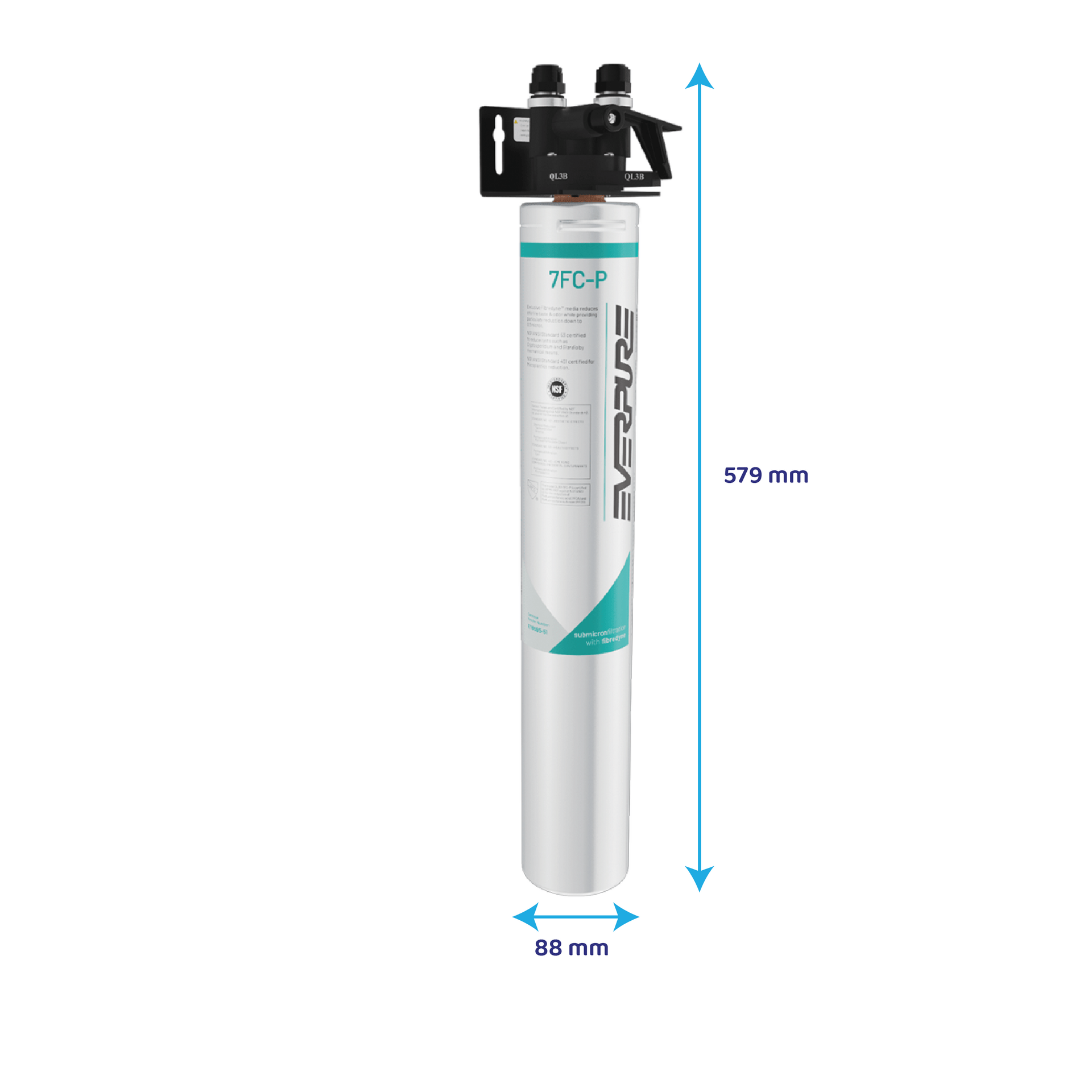 Everpure Sistema di filtrazione 7FC-P / EV9298-40 - riduce PFAS, microplastiche e cloro