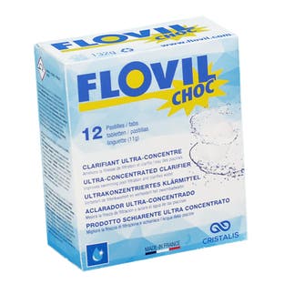 Compresse flocculante Flovil Choc per piscina >30 m3