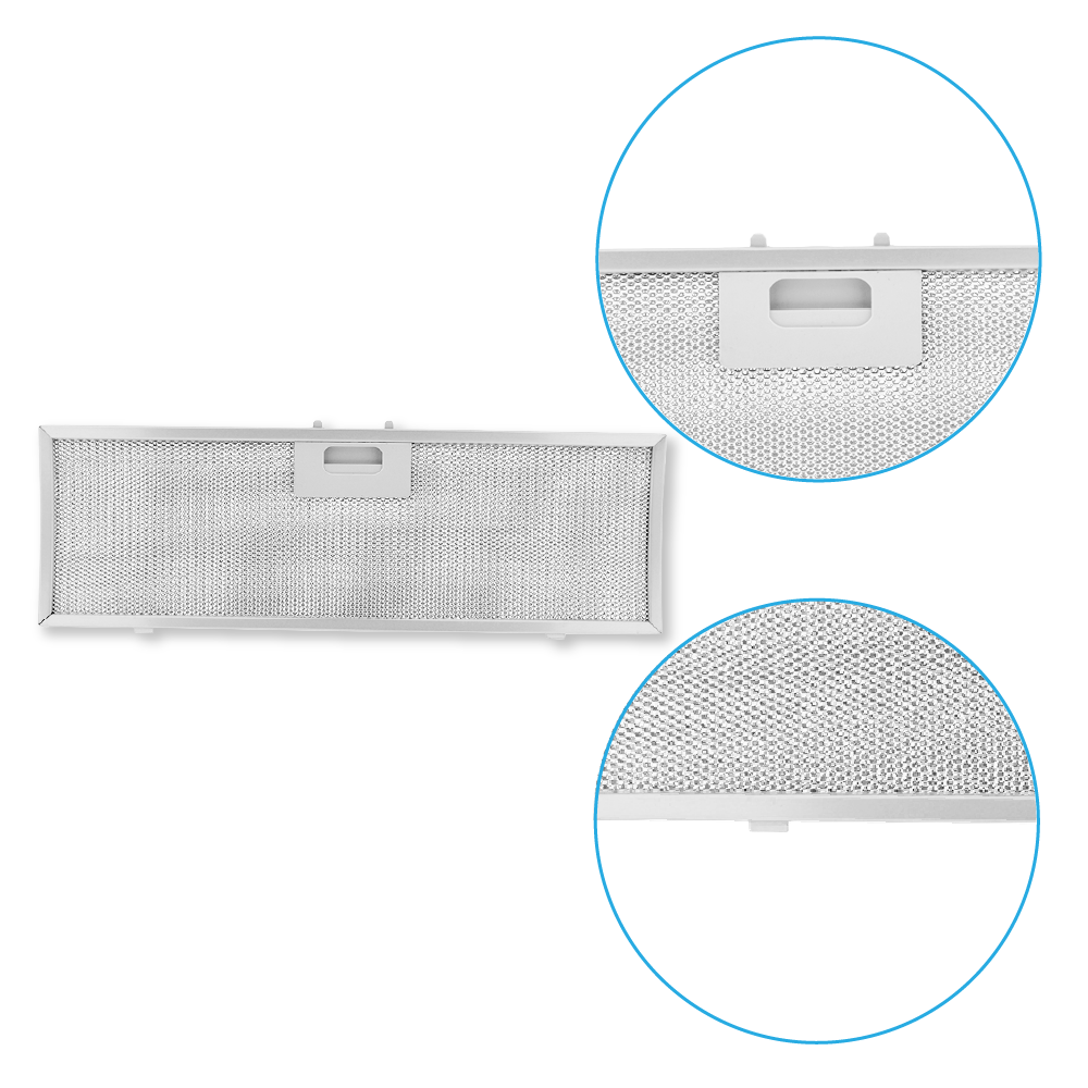 Filtro metallico antigrasso 452x148mm compatibile con Elica GLIDE IX... / GF02VC