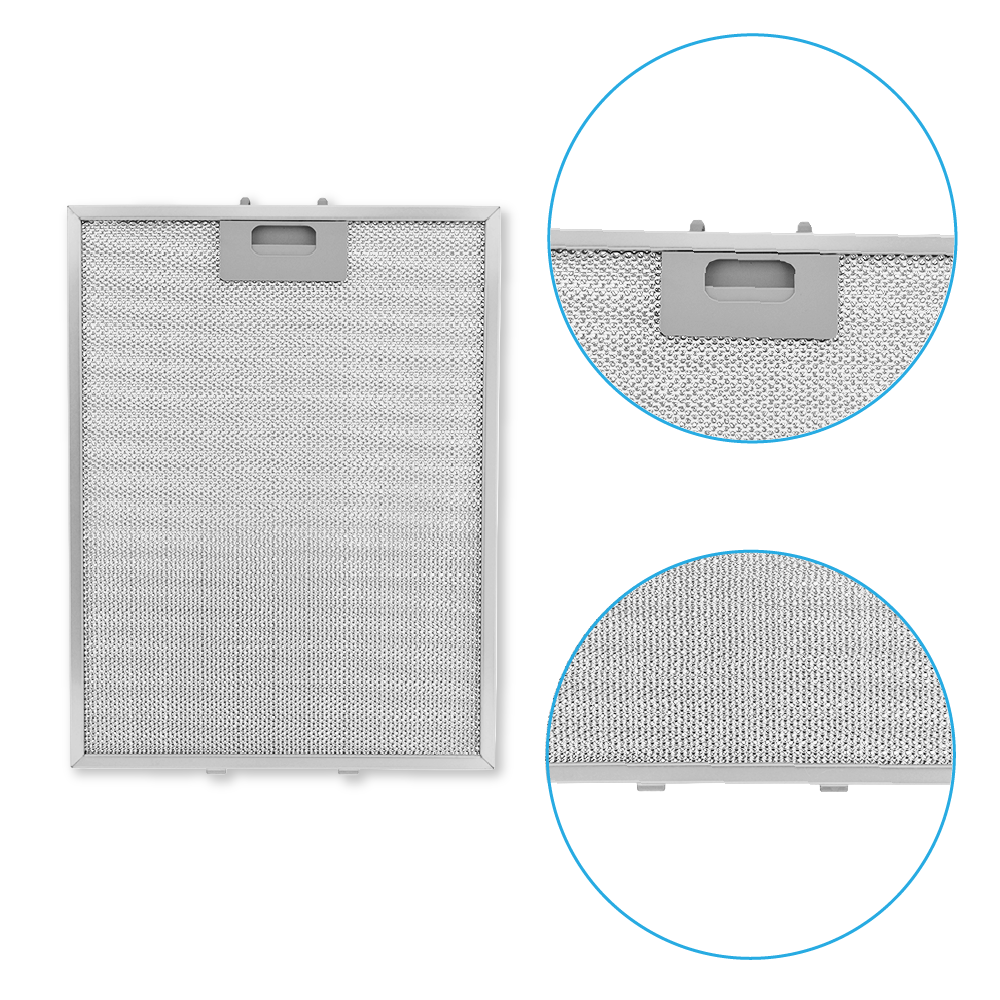 Filtro metallico antigrasso 380x290mm compatibile con Turboair VERTICE... / GF03RB