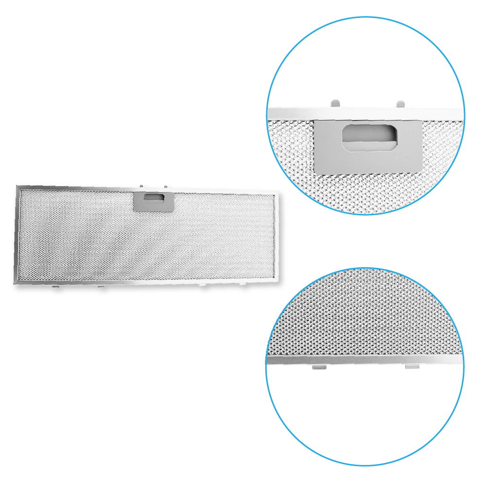 Filtro metallico antigrasso 558x200mm compatibile con Elica BOXIN IX/A/56 / BOXIN IX/A60