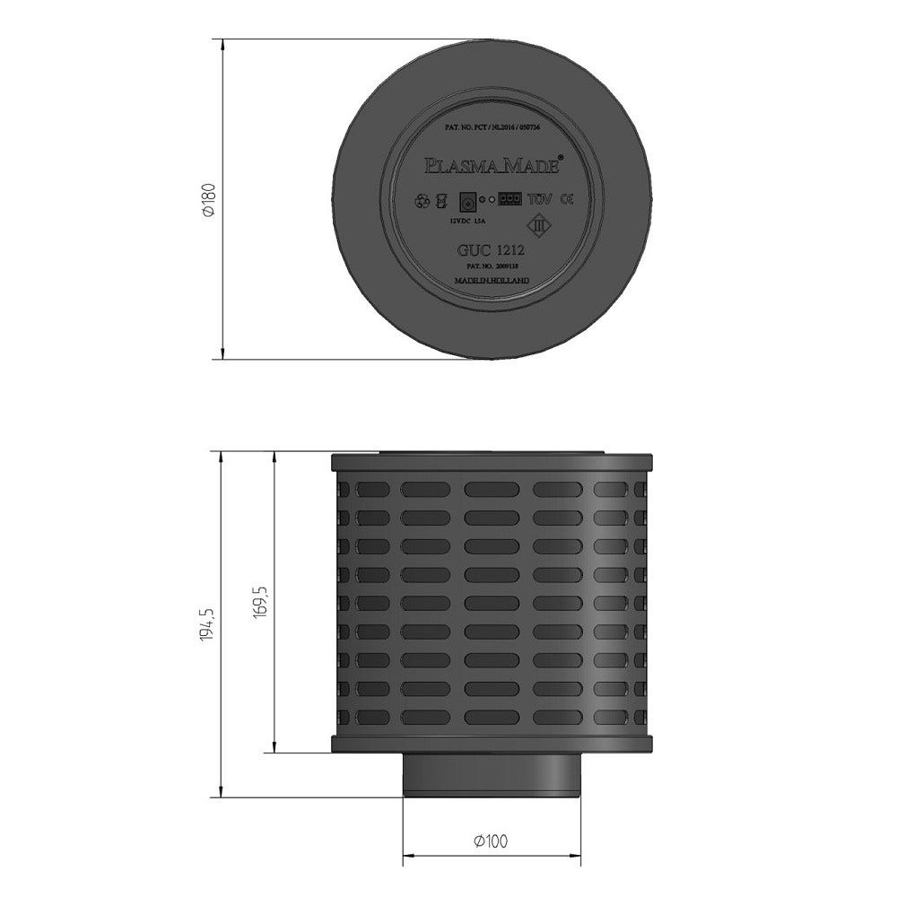 PlasmaMade Filtro al plasma HF4001 per ETNA