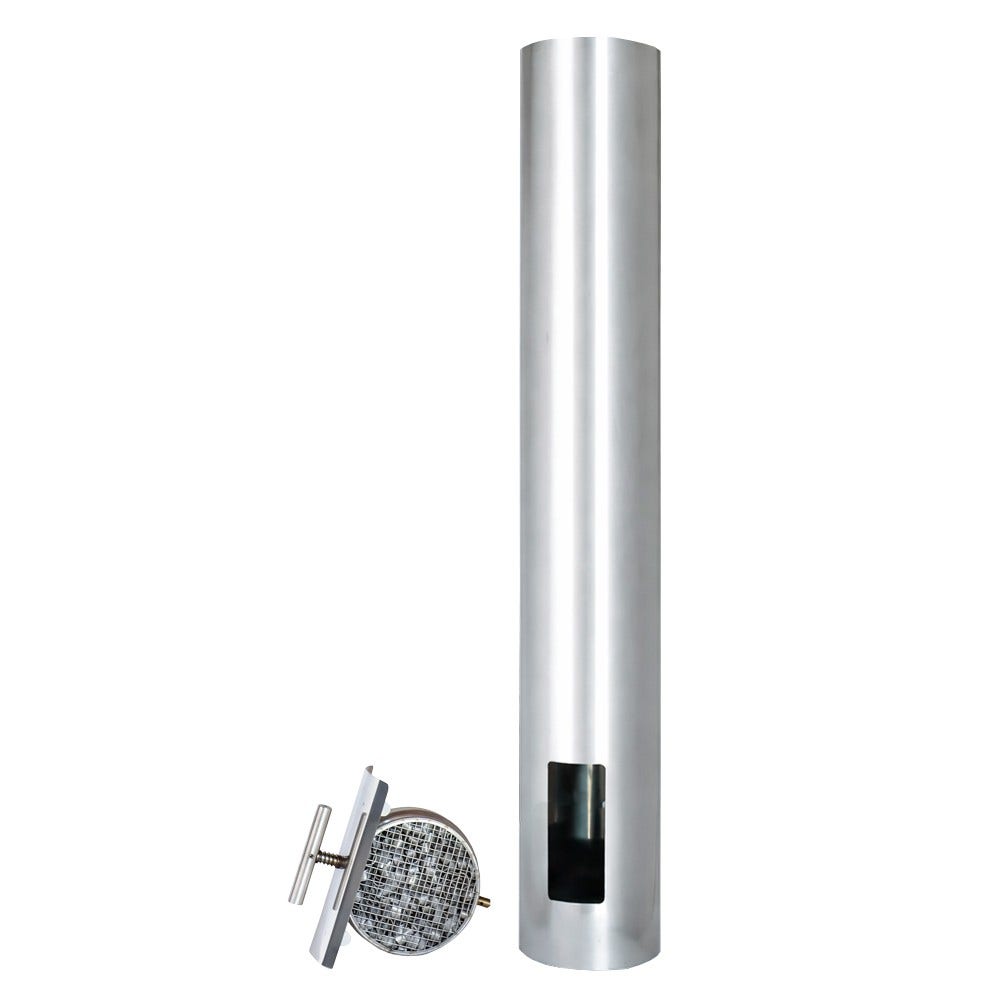 Filtro fumi per stufe a legna ABCAT® Ø150x1000mm Acciaio inox