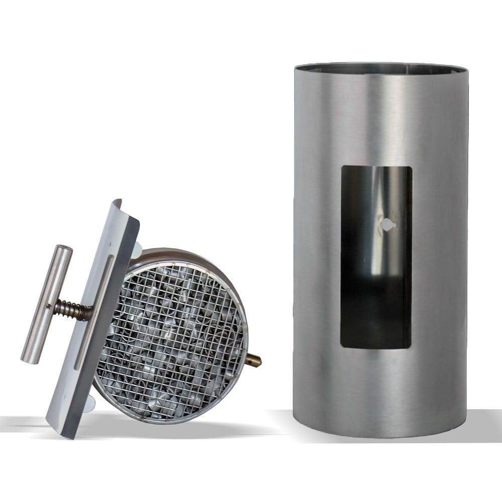 Filtro per fumo di legna ABCAT® Ø200x330mm Acciaio Inox