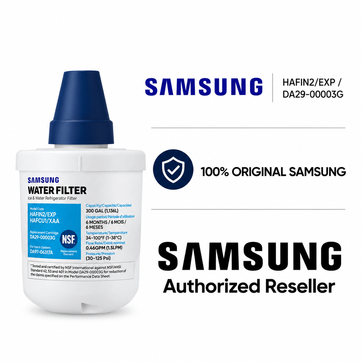 Samsung Filtro acqua frigorifero HAFIN2/EXP / DA29-00003G