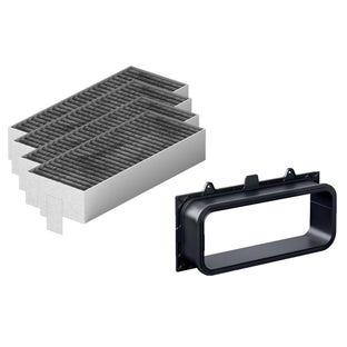 Set di filtri al carbone attivo CleanAir compatibile con Constructa 17007113 / Z821UD0 di AllSpares per piani cottura con cappa aspirante
