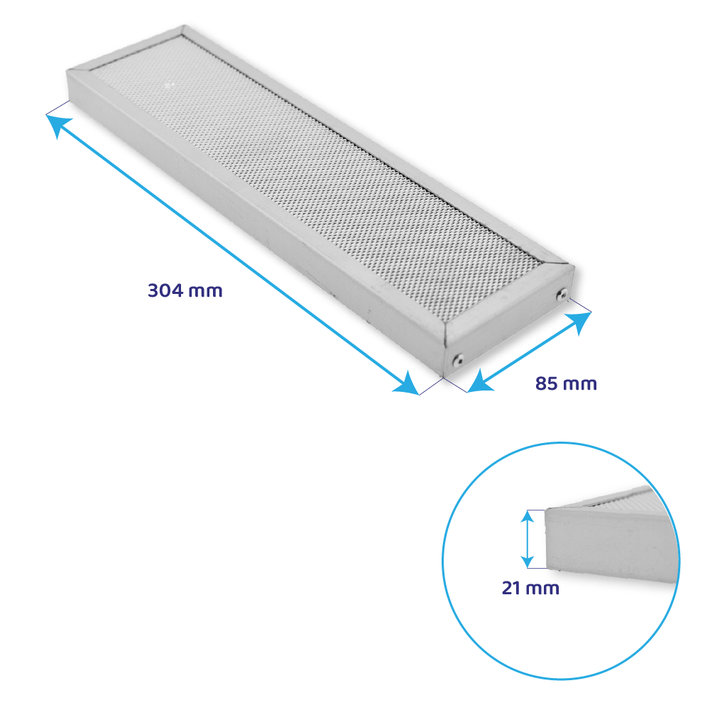 Falmec Filtro a carboni/zeolite Carbon.Zeo KACL.931 ( 4 pz.) per DOWNDRAFT