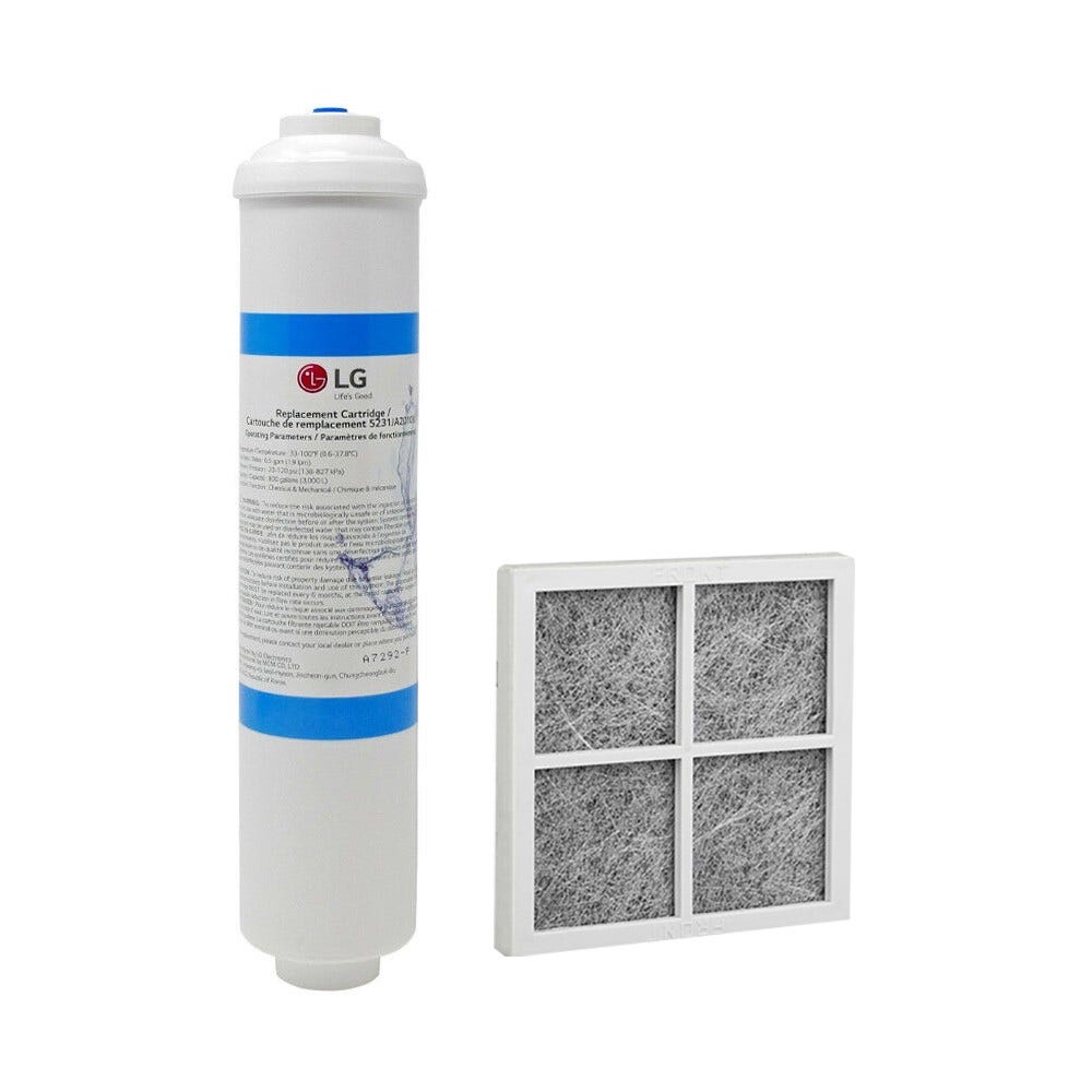 LG Kit di ricambio per frigorifero Filtro acqua  (5231JA2010B) + Filtro dell'aria (LT120F)