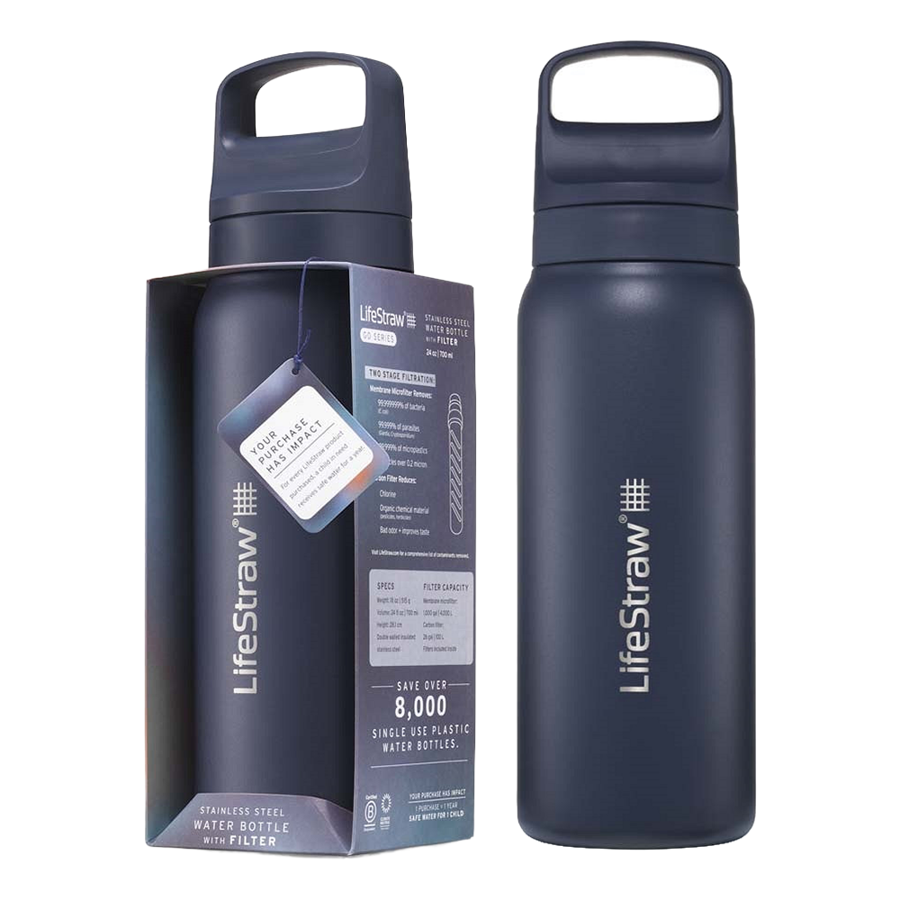 LifeStraw Go 2.0 Series Borraccia in acciaio inox Blu oceano (1000 ml)