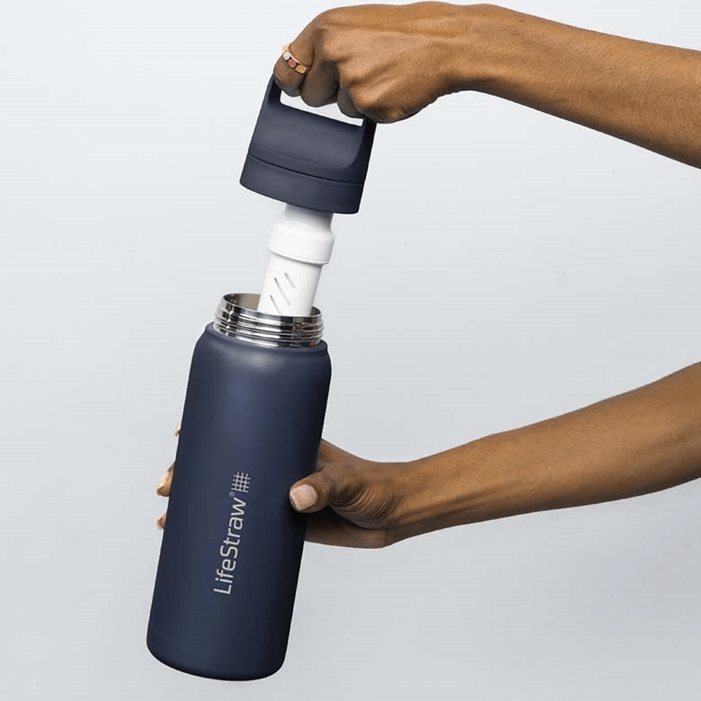 LifeStraw Go 2.0 Series Borraccia in acciaio inox Blu oceano (1000 ml)