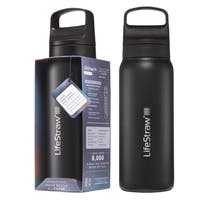 Borraccia in acciaio inox LifeStraw Go 2.0 Series Nera (1000 ml)