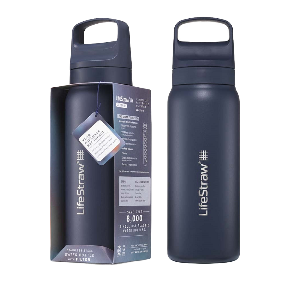 LifeStraw Go 2.0 Series Borraccia in acciaio inox Blu oceano (700 ml)