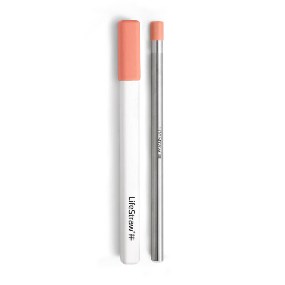 LifeStraw Sip Filtro a cannuccia in acciaio inox Rosa albicocca