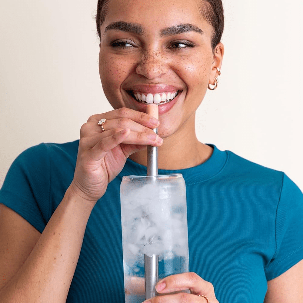 LifeStraw Sip Filtro a cannuccia in acciaio inox Rosa albicocca