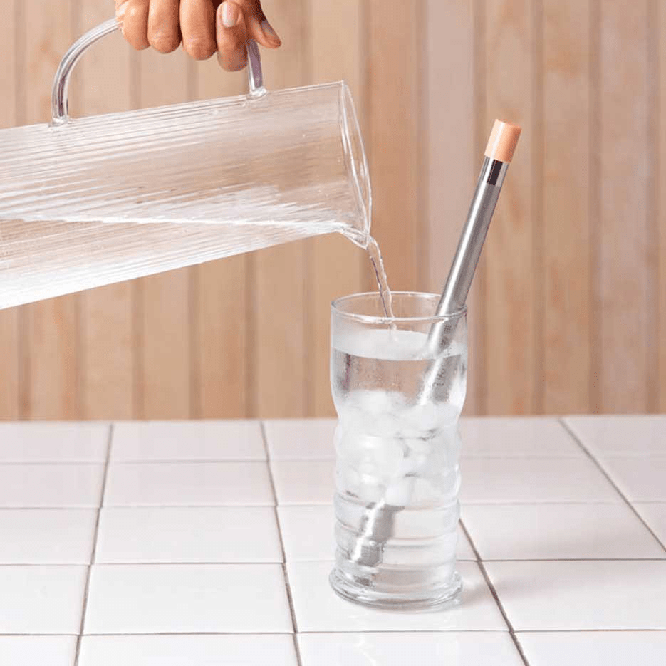 LifeStraw Sip Filtro a cannuccia in acciaio inox Rosa albicocca