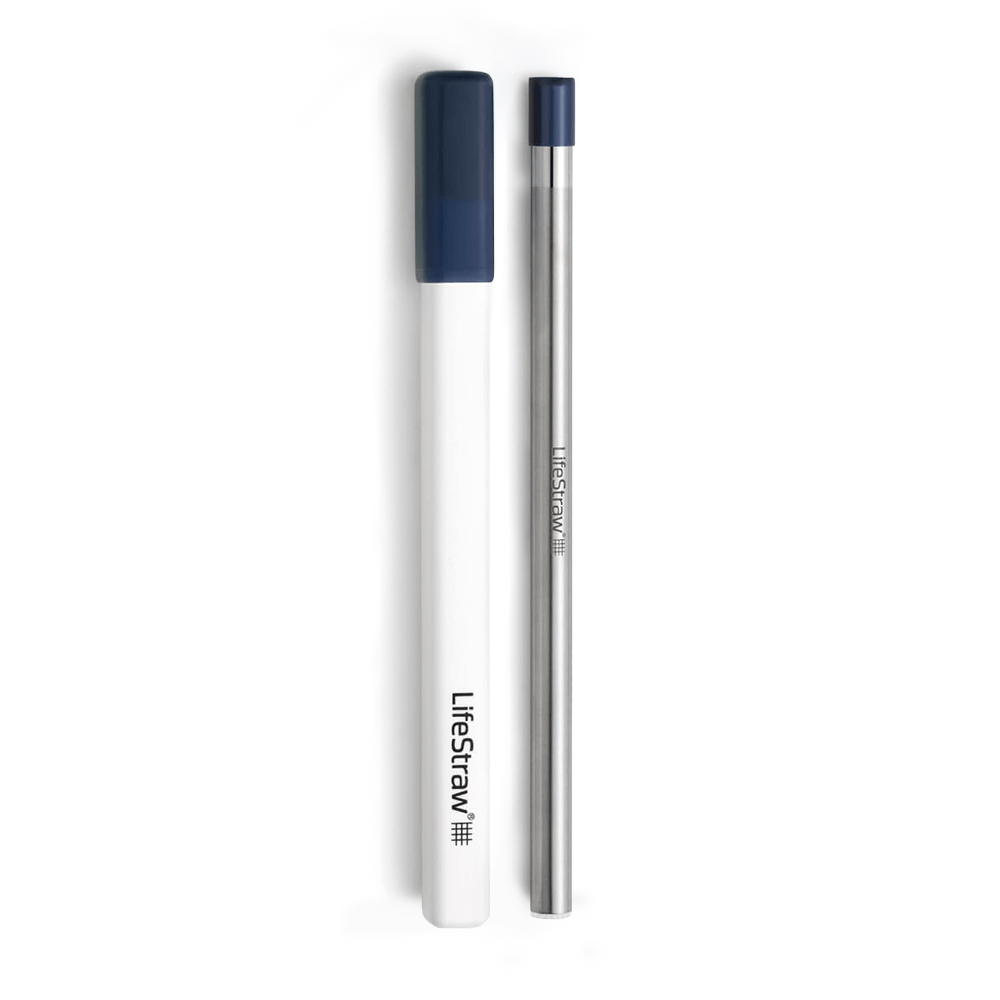 LifeStraw Sip Filtro a cannuccia in acciaio inox Blu mezzanotte