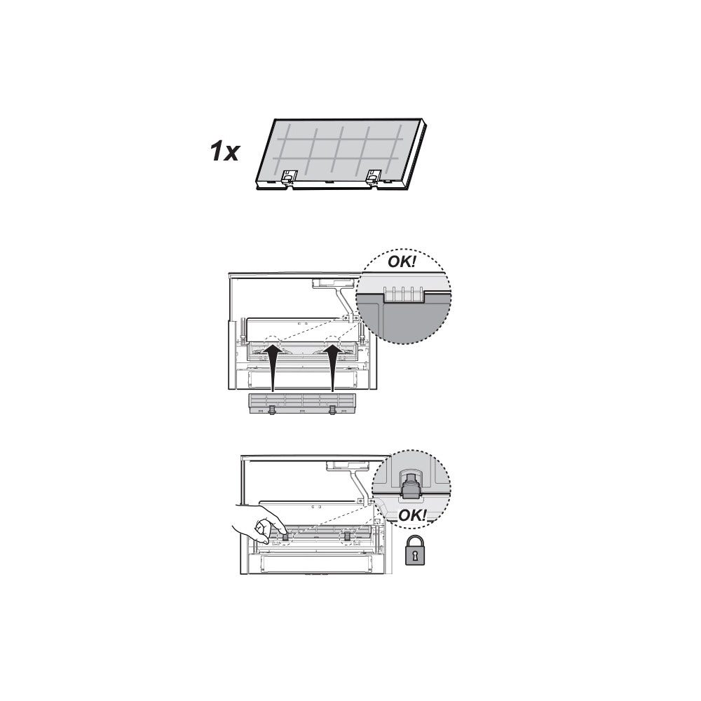 Neff Filtro a carboni attivi 460450 / Z5147X0