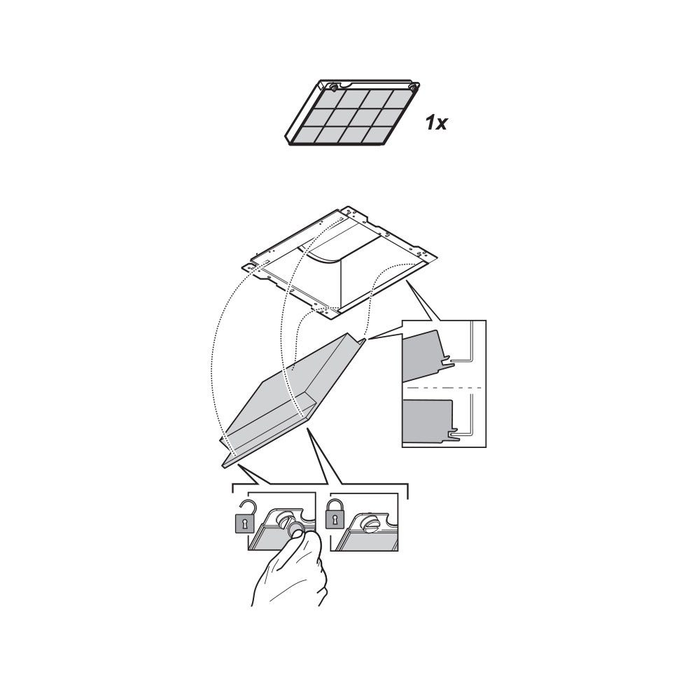 Constructa Filtro a carboni attivi 647734 / 00647734