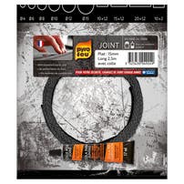 Guarnizione per stufa Pyrofeu piatta 15x1,2 mm - 2,5 m + Colla PF-4924