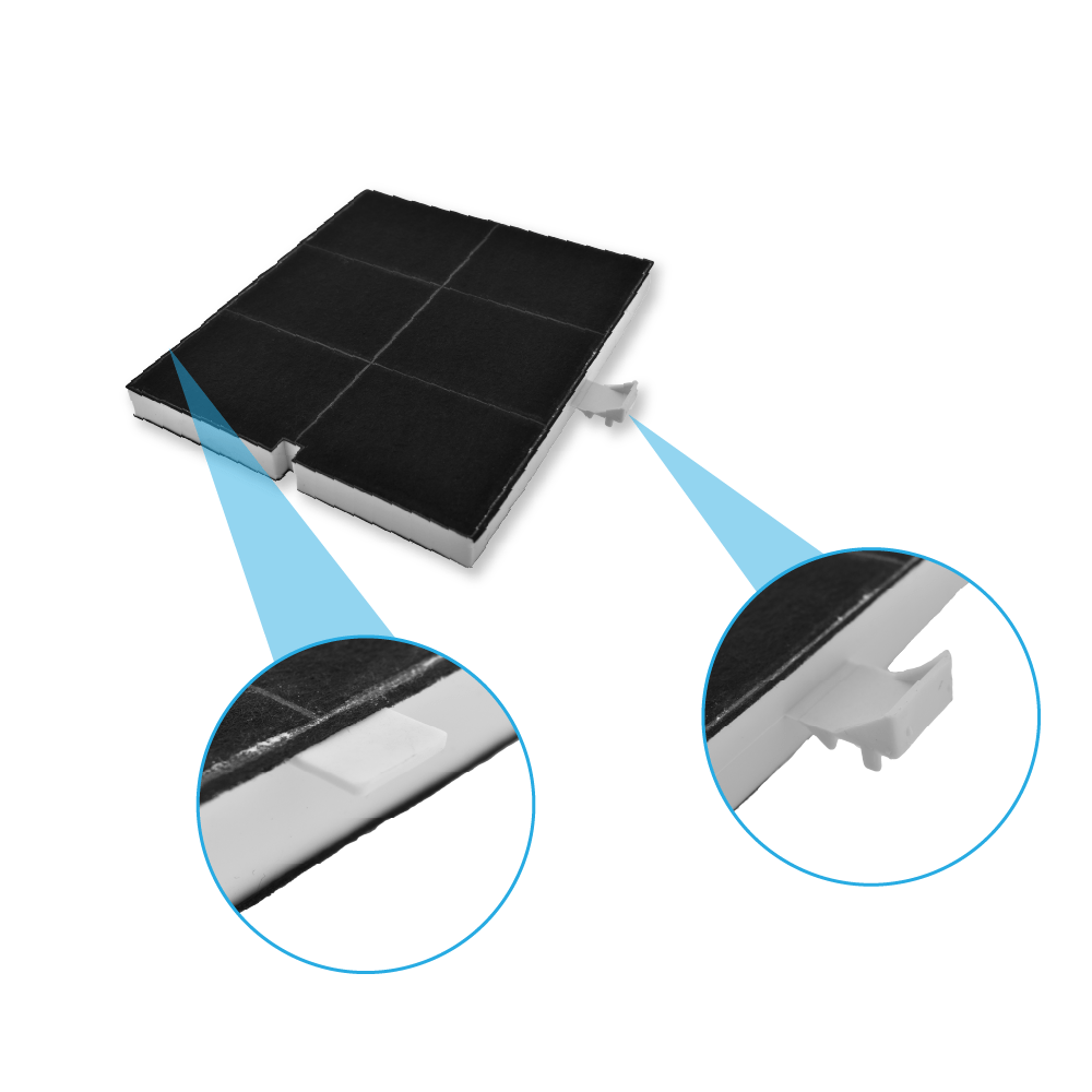 Filtro a carboni attivi compatibile con 00361047 / DHZ5136 / Z5117X1 / LZ52050