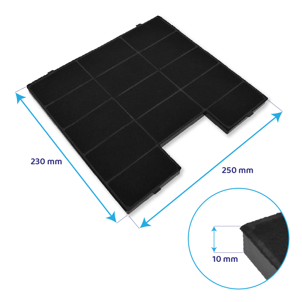 Inventum Filtro a carboni attivi (3 pz.) KB93