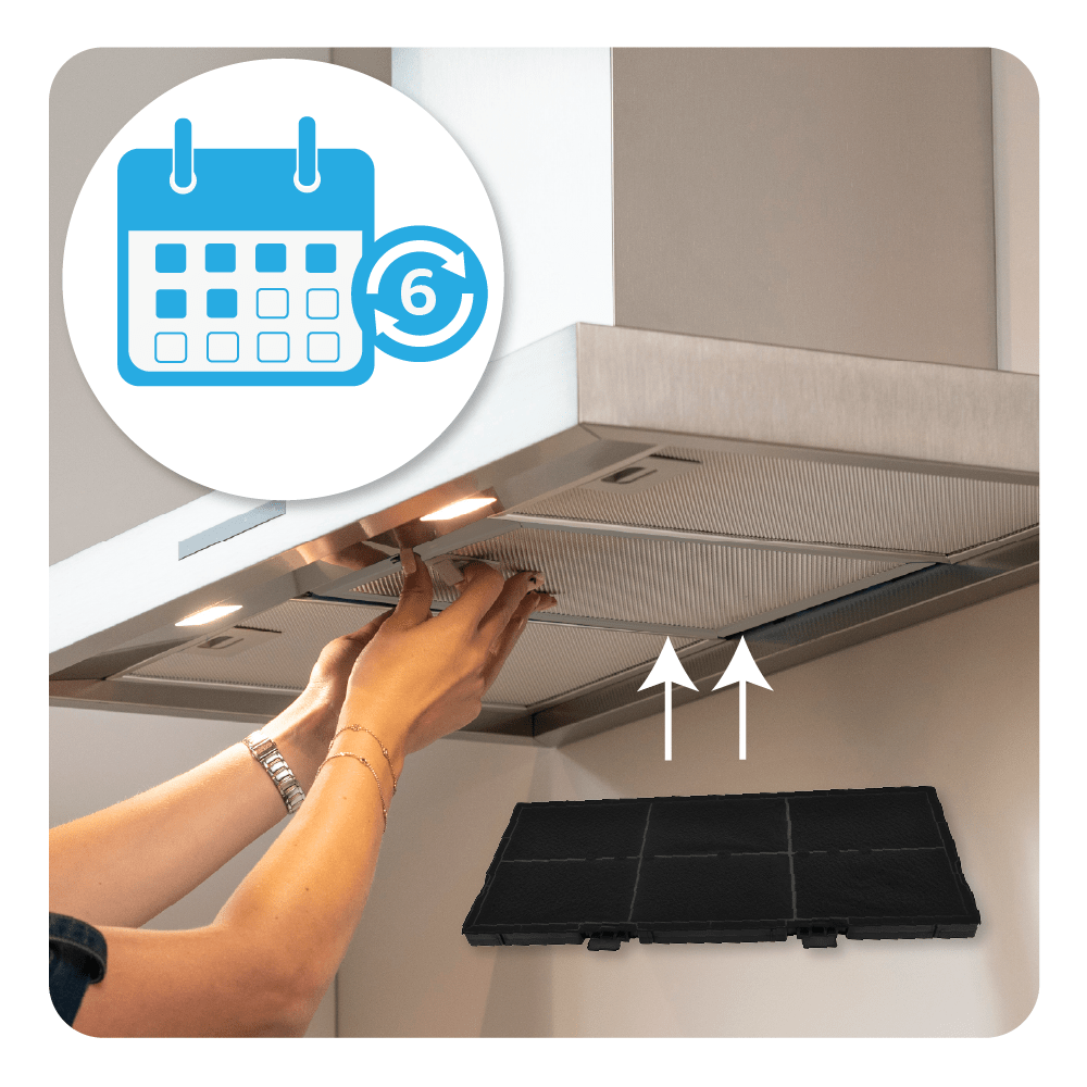 Filtro a carboni attivi compatibile con Bosch 11025806 / DSZ4561