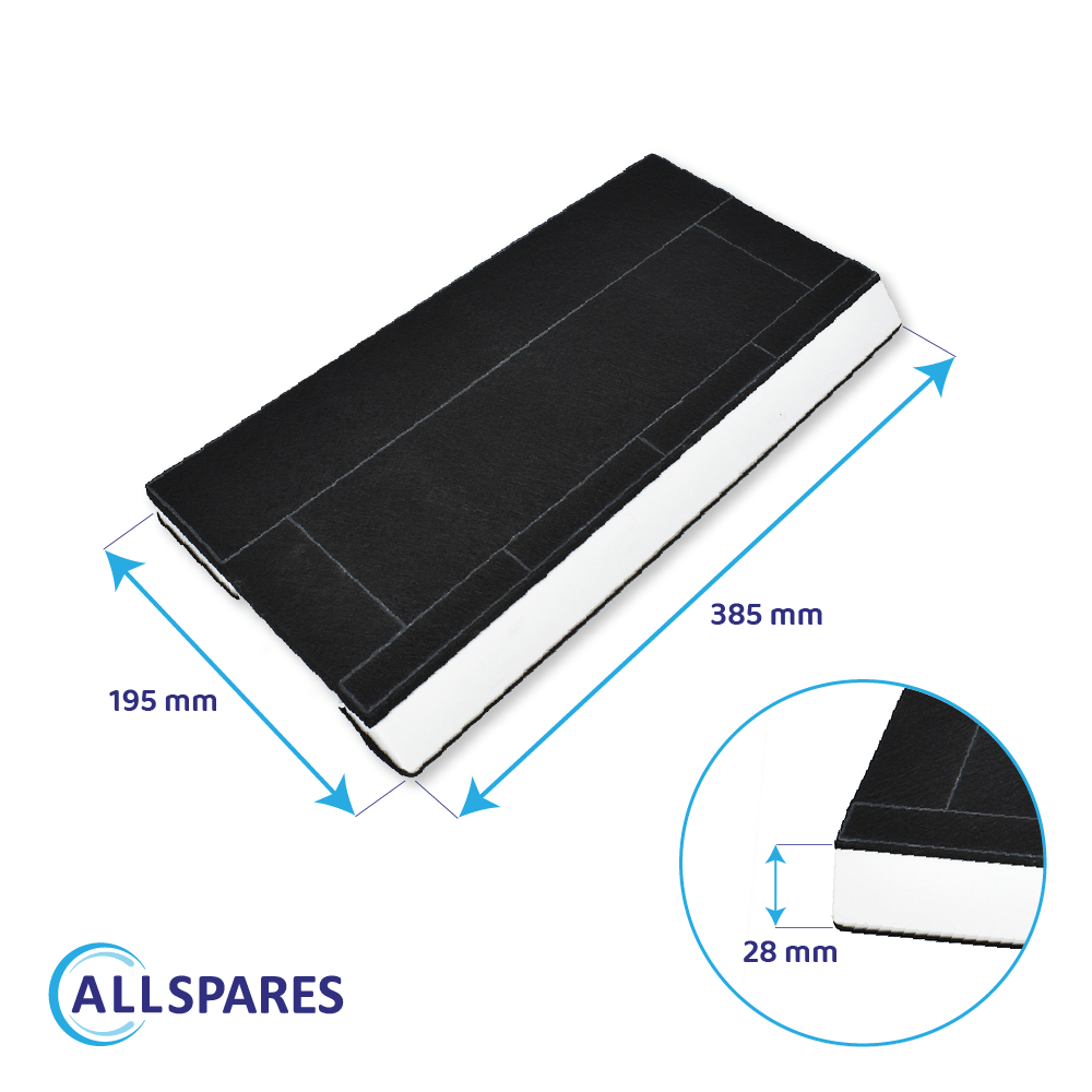 Filtro a carboni attivi compatibile con Neff 434229