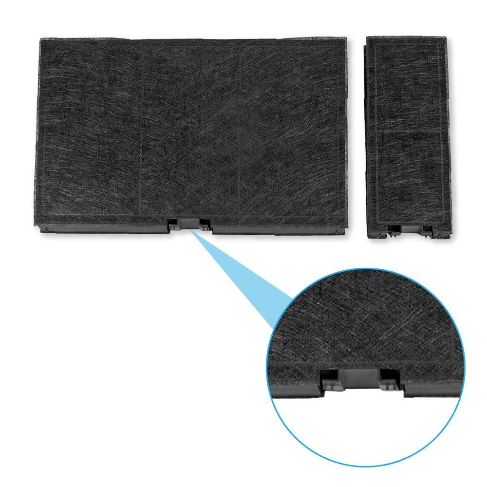 Filtro a carboni attivi (2 pz.) compatibile con Siemens 11018700 / LZ10AKA00