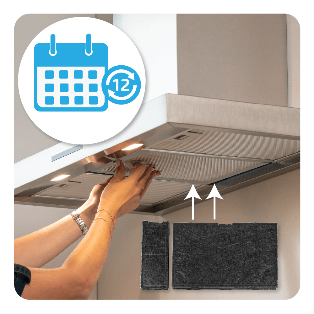 Filtro a carboni attivi (2 pz.) compatibile con Gaggenau 17000965 / 11018700
