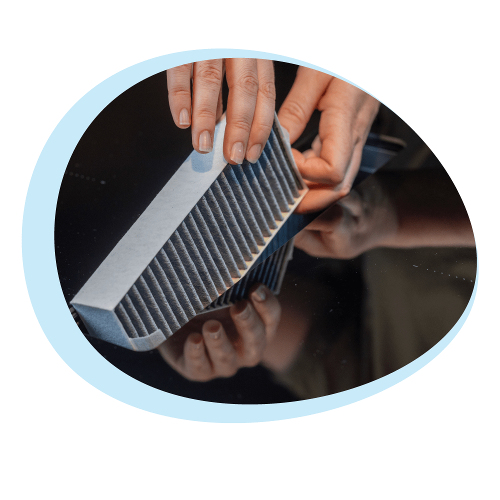 Set di filtri al carbone attivo CleanAir compatibile con Constructa 17007113 / Z821UD0 di AllSpares per piani cottura con cappa aspirante
