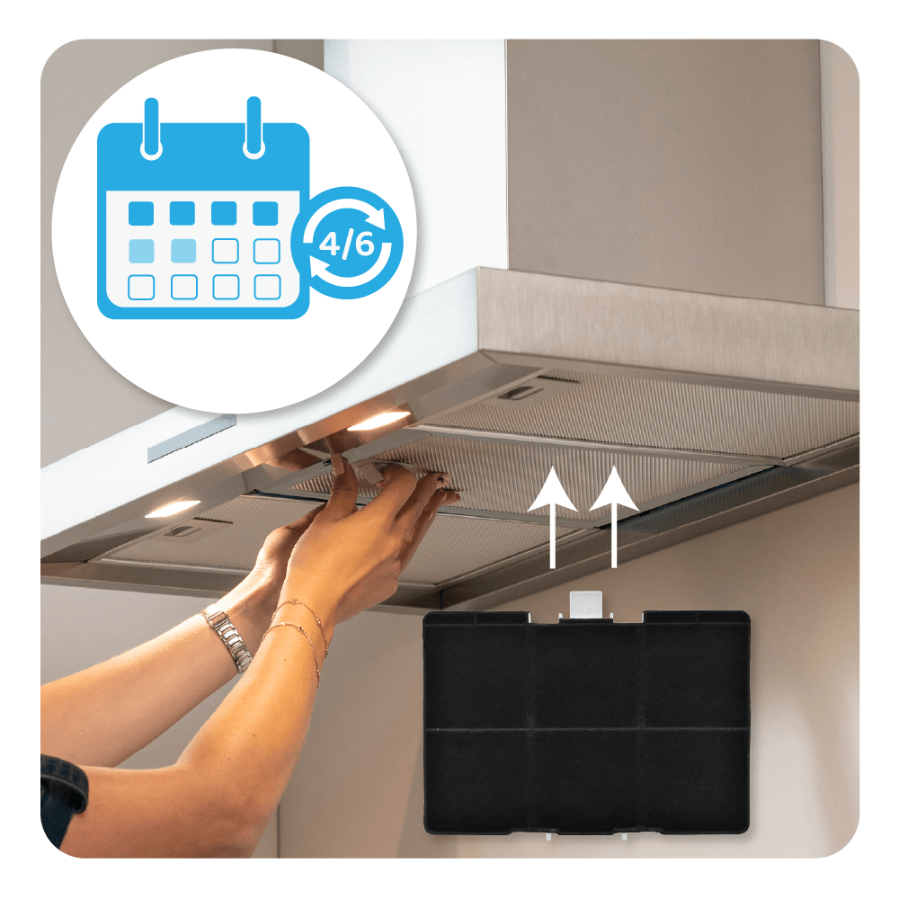 Filtro a carboni attivi compatibile con Bosch DHZ5346 / 11026771