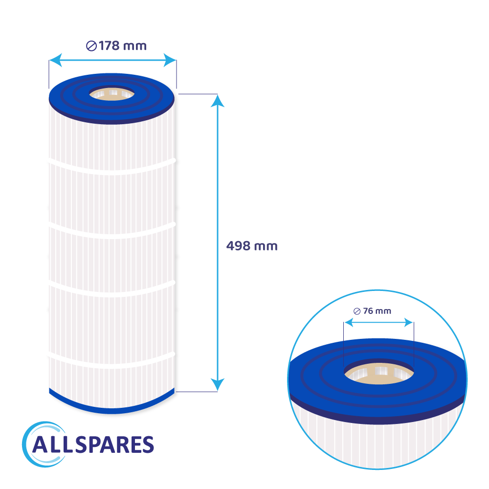 Filtro a cartuccia per piscina compatibile con Poolex ThinClear 330 / PF-TCR330 / TCR330 / ThinClear Multi
